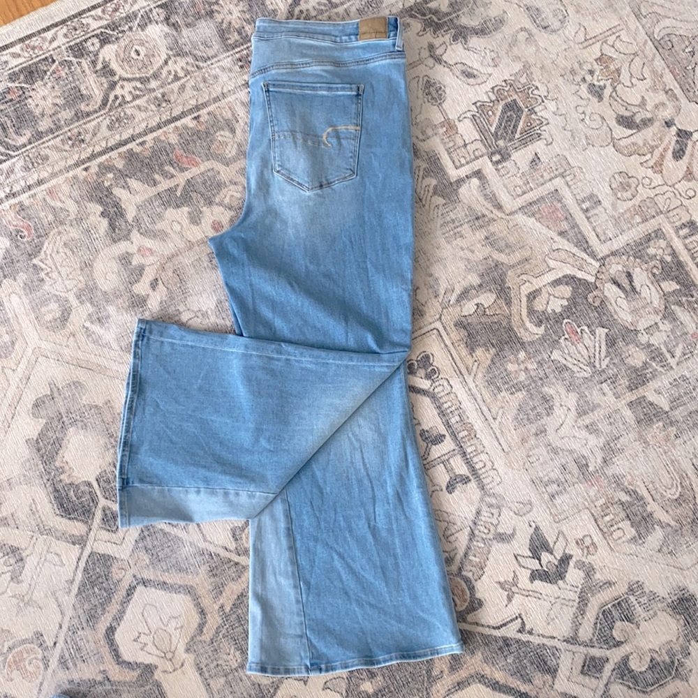 Size 22, American Eagle, Next Level Stretch, Fit and Flare, Bellbottoms